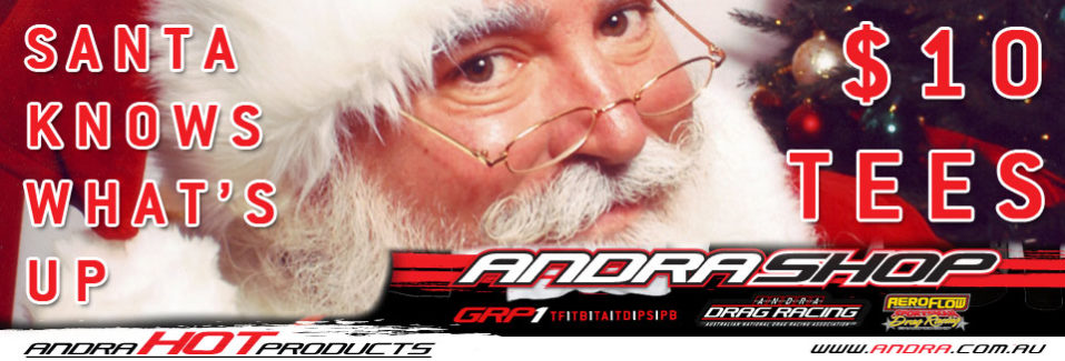 There's a whole bunch of ANDRA gear on special just in time for Christmas on andrashop.com.au!